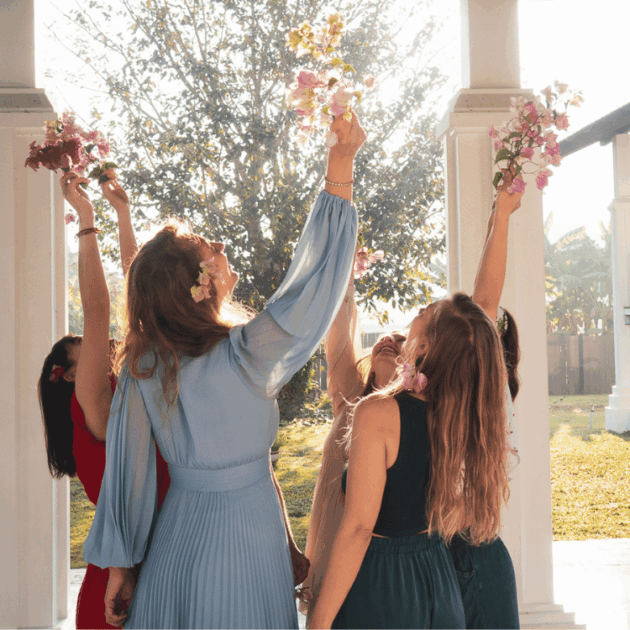To be with your sisters, to be nurished and inspired, to be connected to your feminine soul, and to be happy and fullfilled